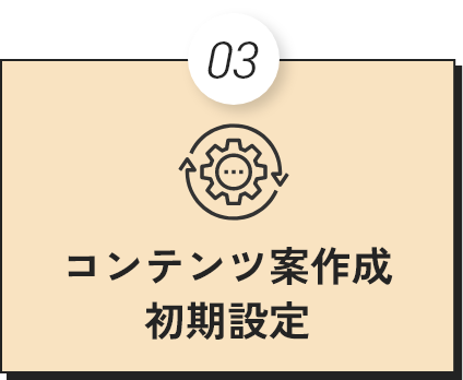 コンテンツ案作成初期設定